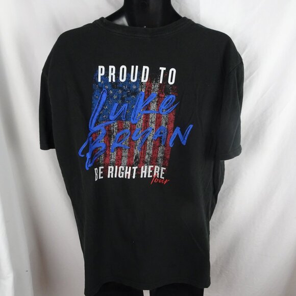 District Luke Bryan Proud to Be Right Here Tour 2021 Shirt Size 2XL - Picture 2 of 6